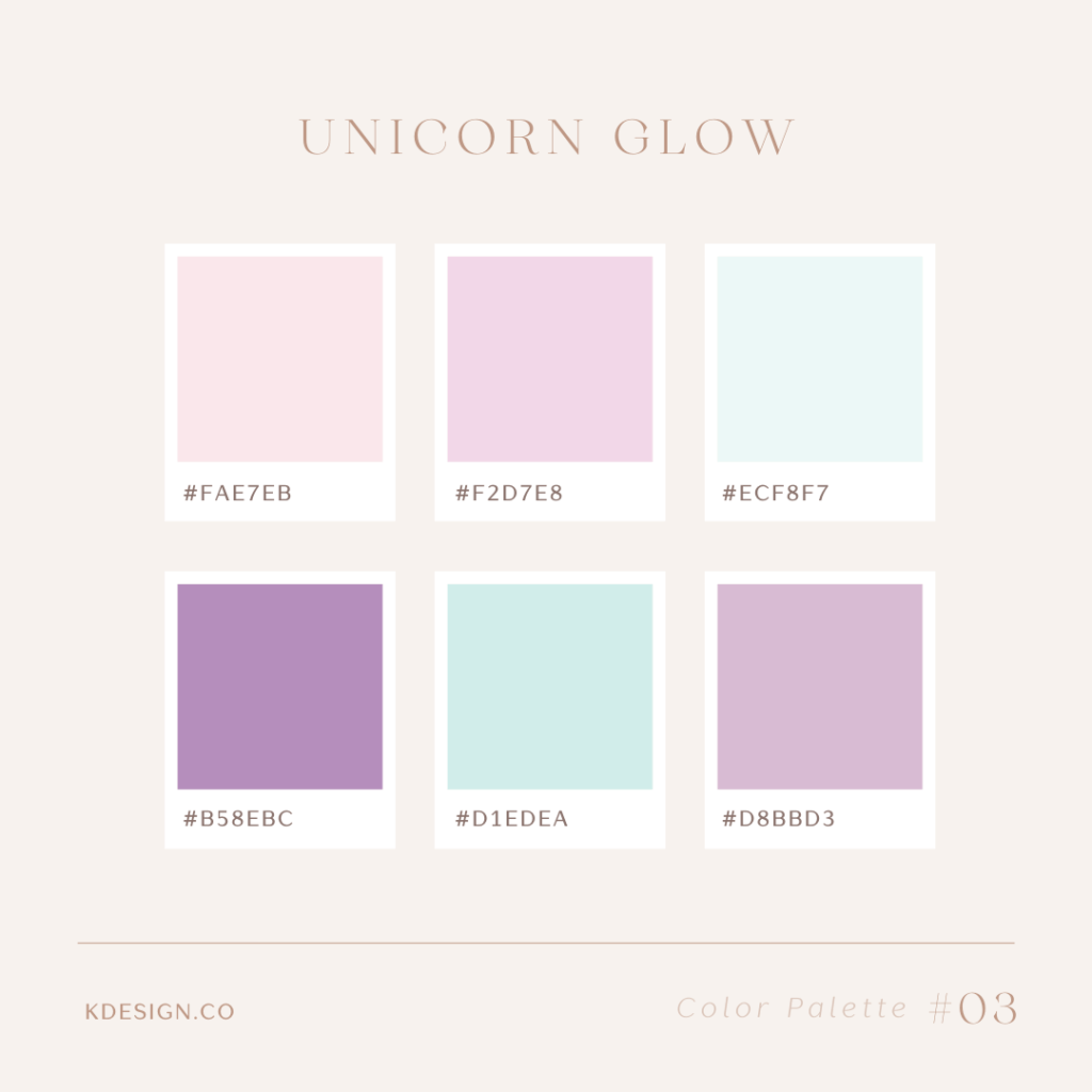 20 & Girly Color Palettes for Your Website K Design Co.