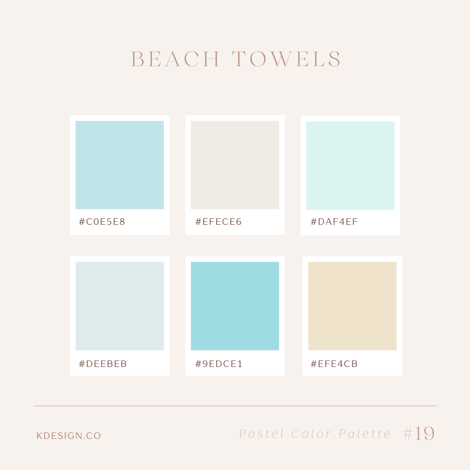 21 Beautiful Pastel Color Palette Examples with Color Codes