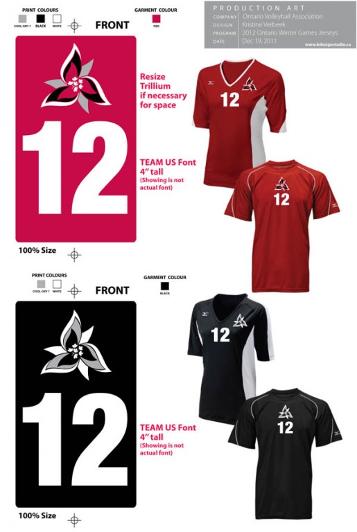 Ontario Volleyball Hype ‹ K Design Studio