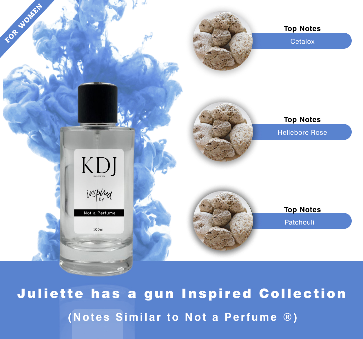 Kdj Inspired Women's 0769S Not A Perfume Juliette Has A Gun for women
