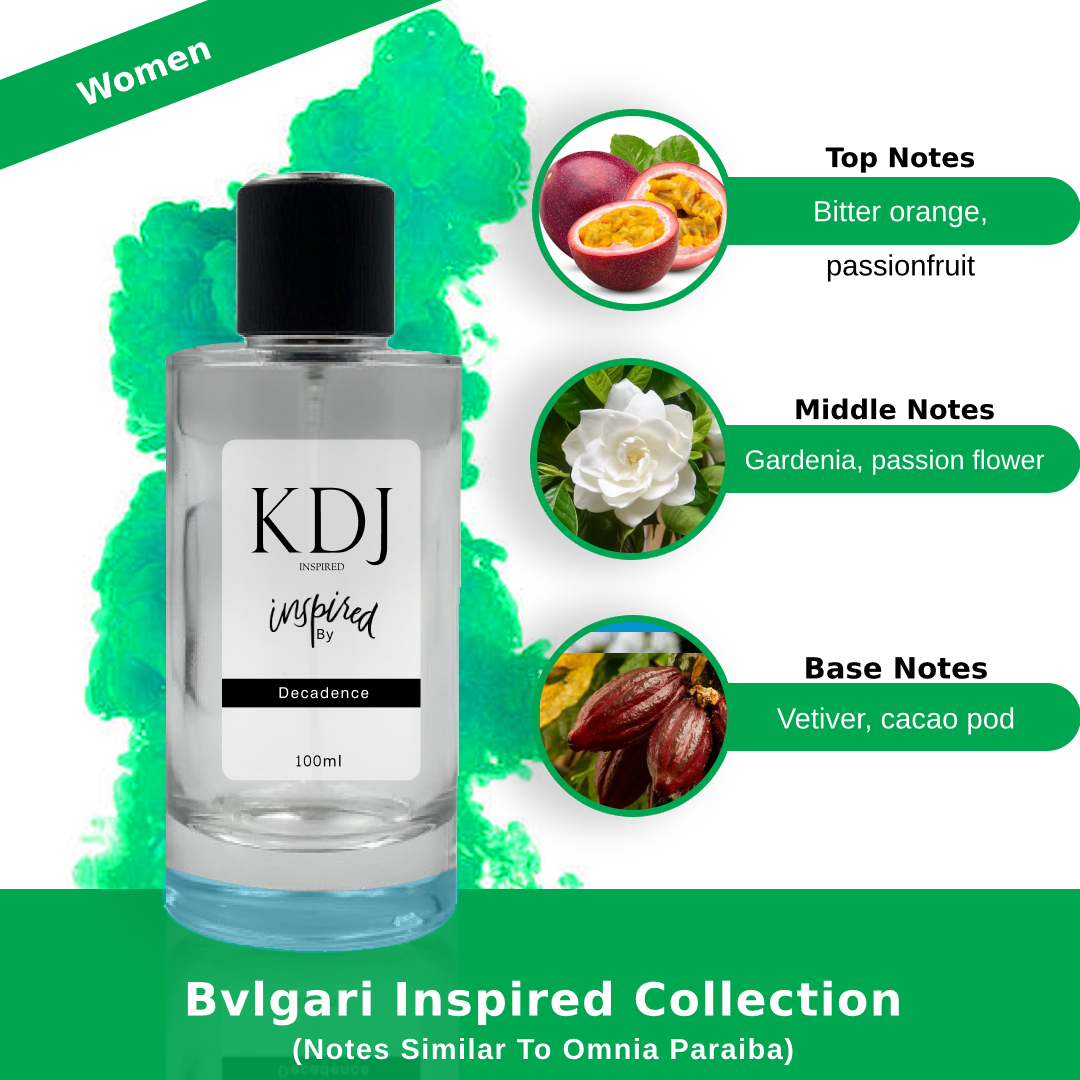 KDJ Inspired Bvlgari Inspired Collection Notes Similar To Omnia