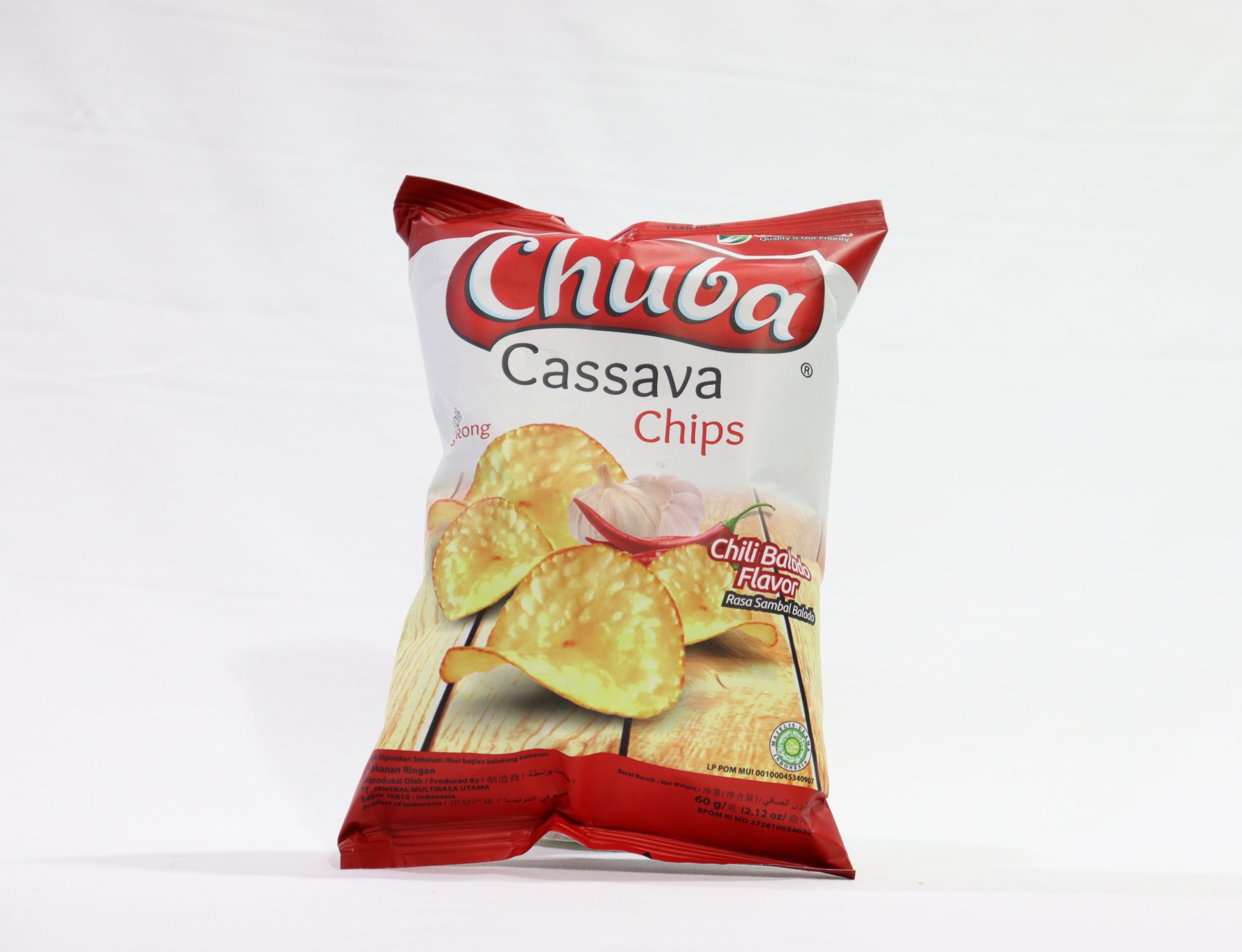 CASSAVA CHIPS CHILI GARLIC FLAVOR KDM