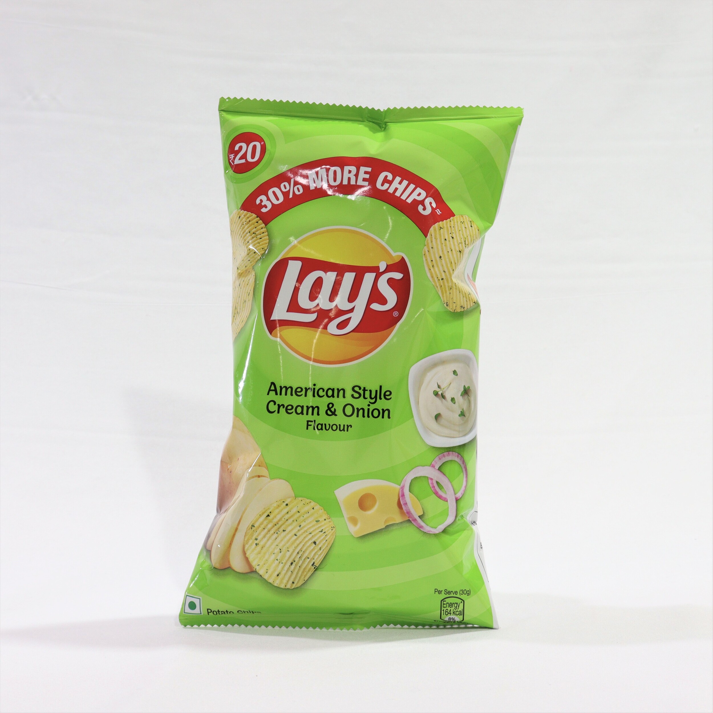 LAYS AMERICAN STYLE CREAM AND ONION KDM