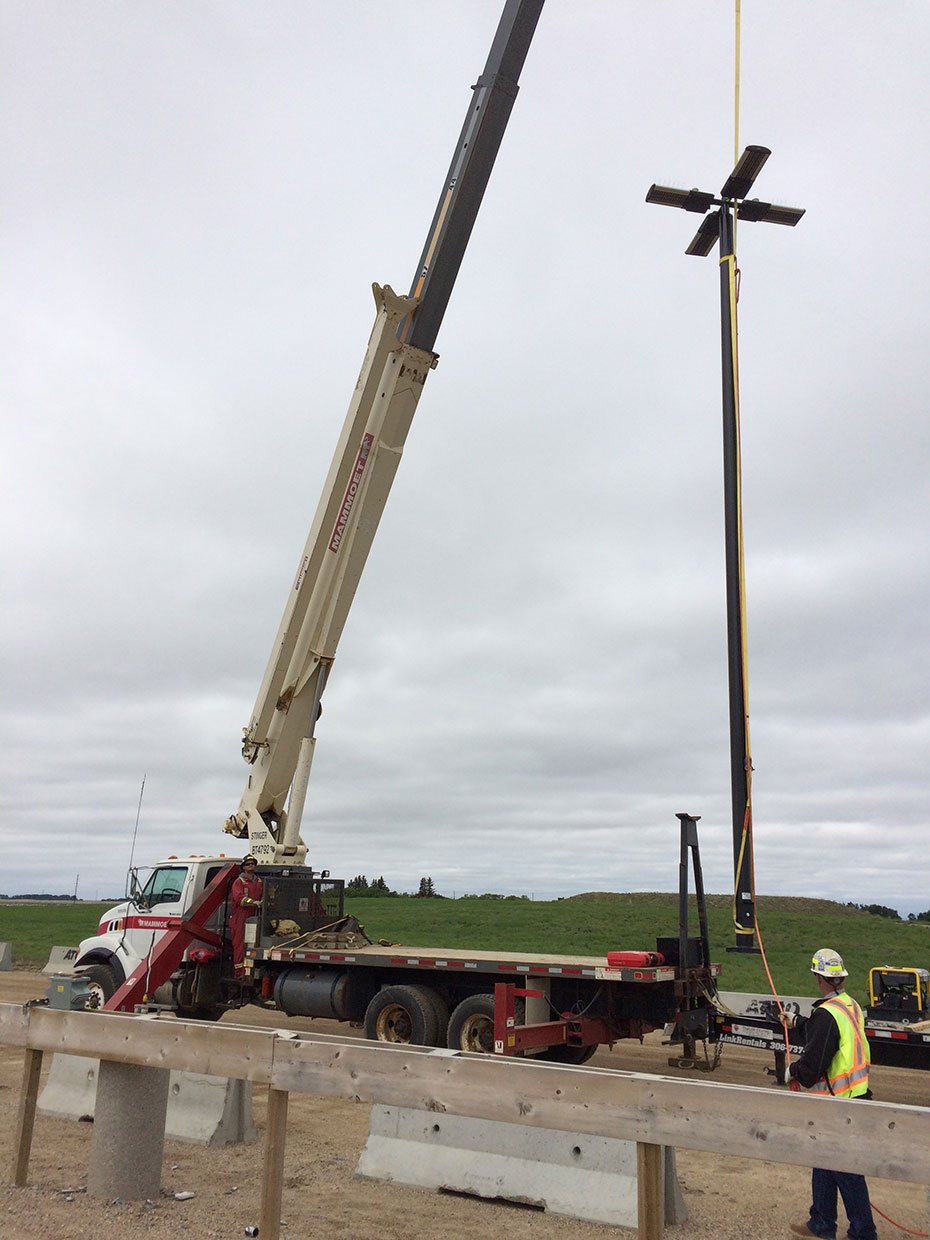 Light Pole Installation KDM Constructors