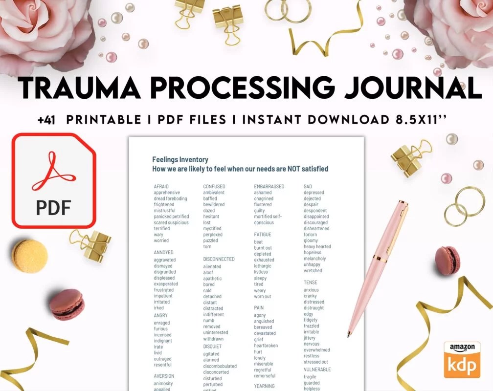 Trauma Timeline Worksheet - Editable PDF Template - KDP Interior