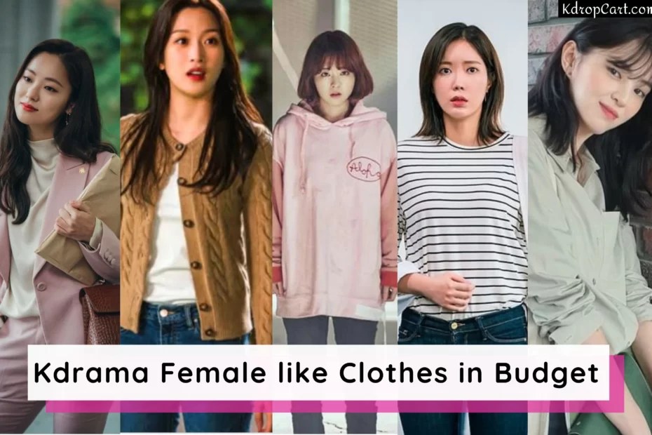 How to dress like Kdrama female lead in budget in 2024? KdropCart