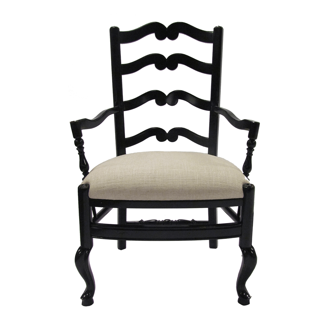 Vintage Ladder Back Arm Chair