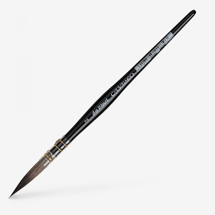 DA VINCI CASANEO Watercolour brush with long fibre setting Series 490 SIZE 2 KDS Art Store