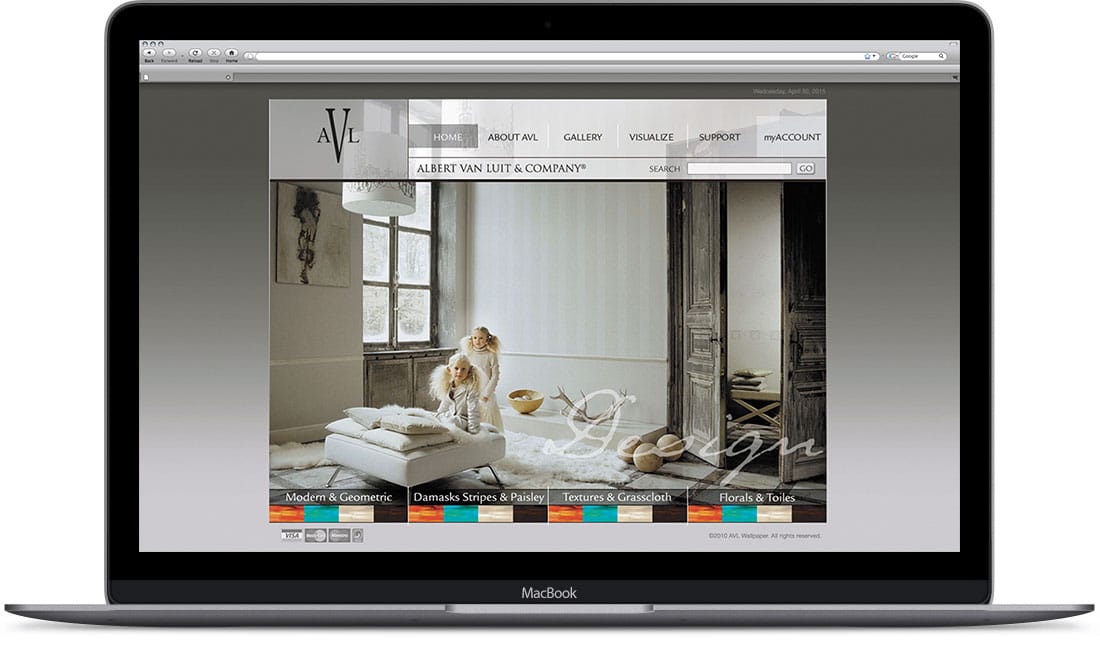 Albert Van Luit (AVL) Wallpaper Print and  Design Project by KD Studio