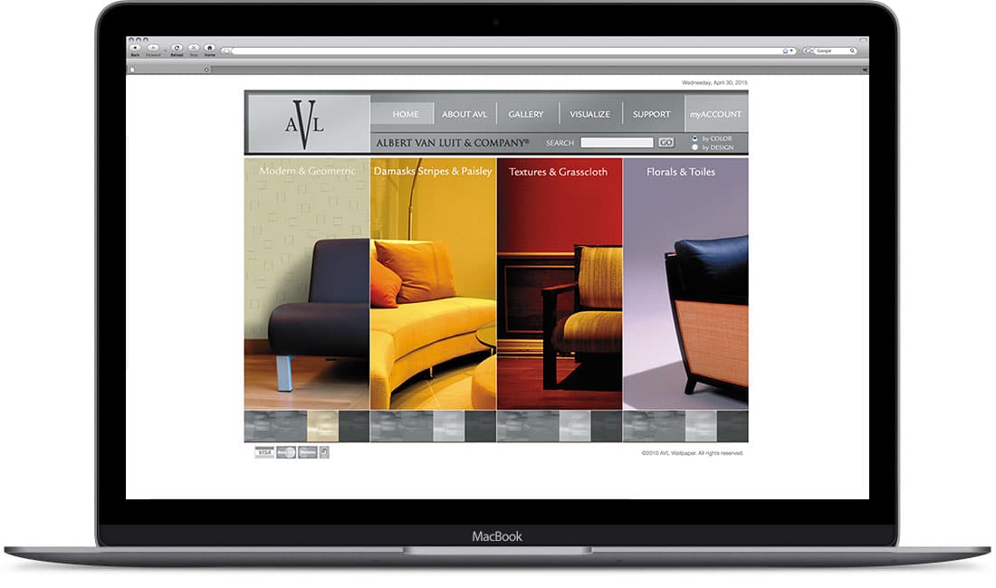 Albert Van Luit (AVL) Wallpaper Print and  Design Project by KD Studio