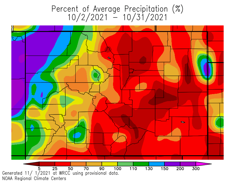 Denver weather warmer, drier than average in October 2021 MCU Times