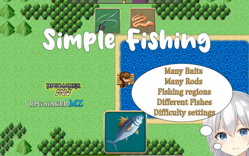 Simple Fishing [MV, MZ] KageDesu