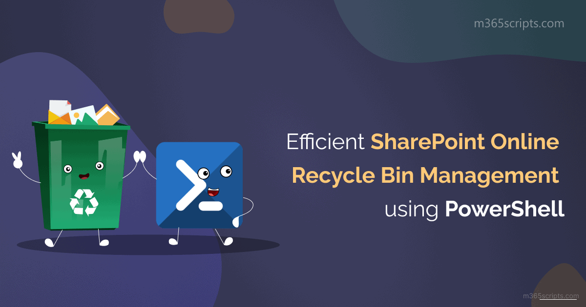Recycle bin retention period setting using PowerShell KeaPoint