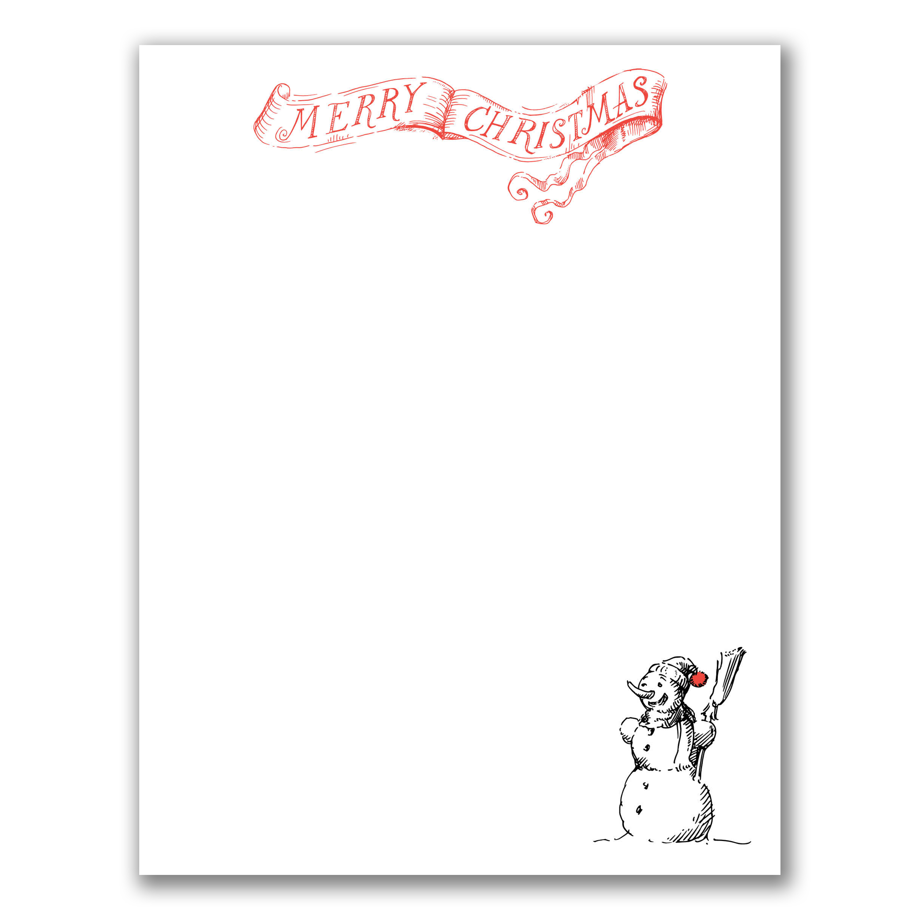 Christmas Stationery Printable