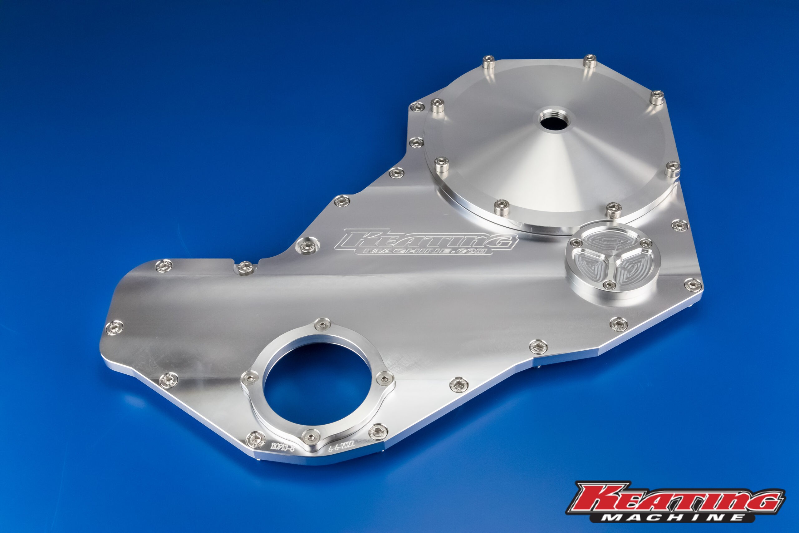 12 Valve Billet Front Timing Cover for Removable Gear fits Cummins Keating Machine, Inc.