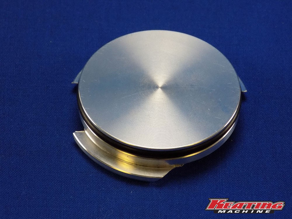 12 Valve and 24 Valve Billet Front Freeze Plug For Use With Stock Fan