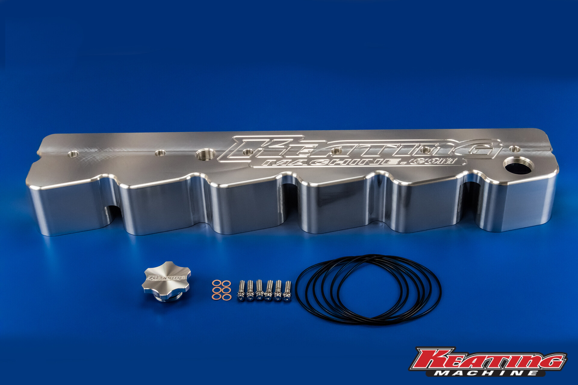 12 Valve Billet Valve Cover fits Cummins Notched for Stock Lines