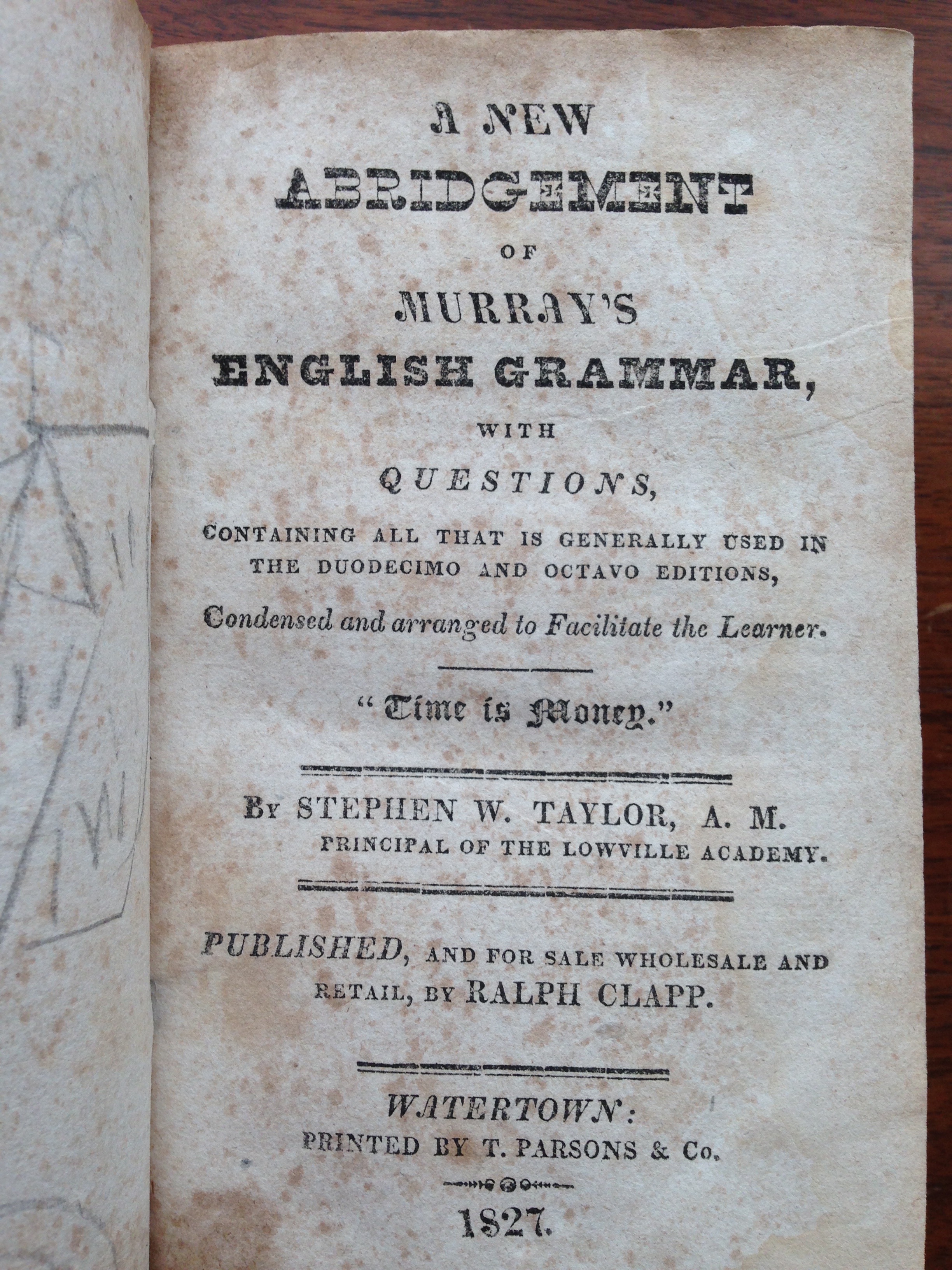 Murray’s English Grammar 1827 Keely Brooke Keith