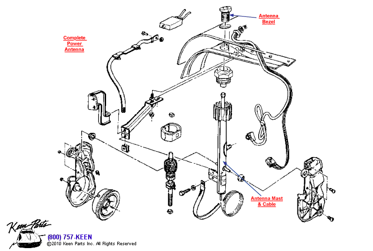 Keen Corvette Parts Diagrams