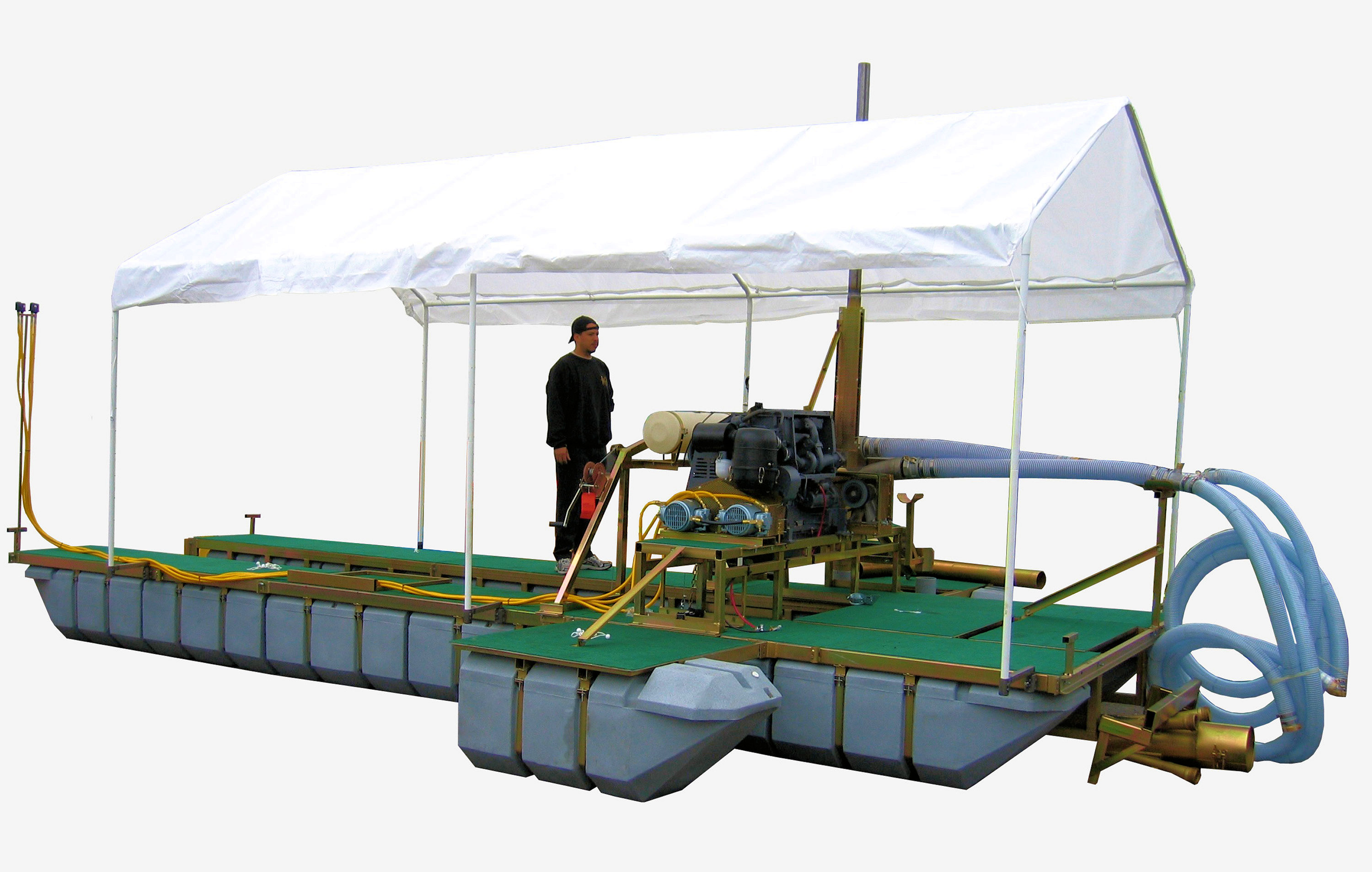 8 Inch Diamond and Gold Dredge Keene Engineering