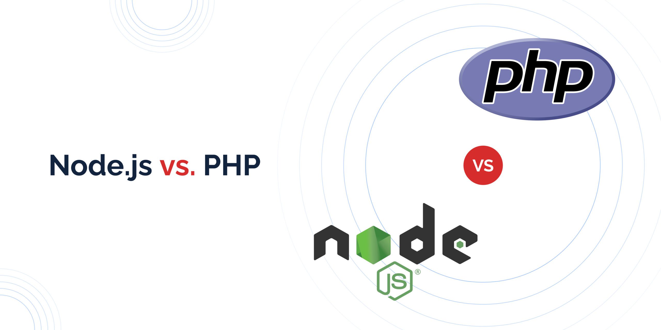 Node.js vs. PHP Comparing 2024