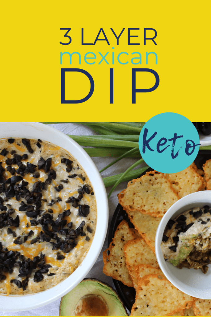 3 Layer Mexican Dip Keen for Keto