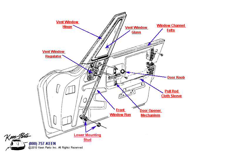 Keen Corvette Parts Diagrams