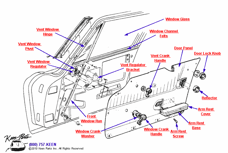 Keen Corvette Parts Diagrams