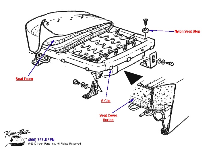 Keen Corvette Parts Diagrams