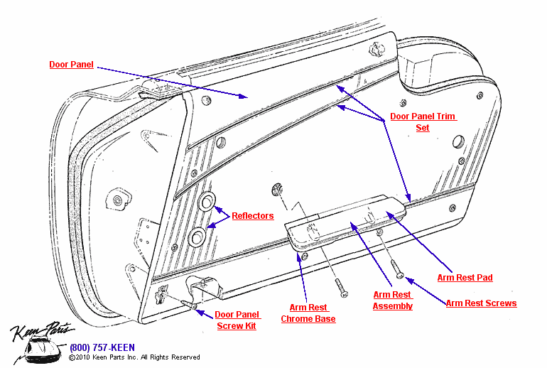 Keen Corvette Parts Diagrams