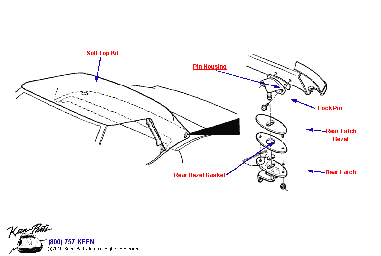 Keen Corvette Parts Diagrams