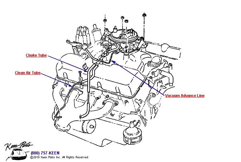 Keen Corvette Parts Diagrams