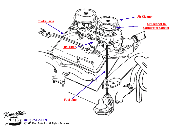Keen Corvette Parts Diagrams