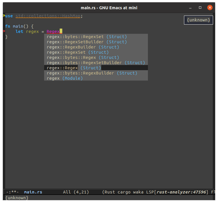 Rustの環境構築（Emacs） κeenのHappy Hacκing Blog