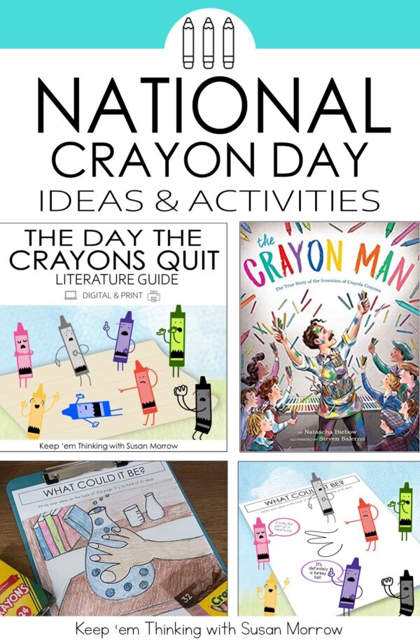 The Crayon Man Activity for National Crayon Day Keep ‘em Thinking