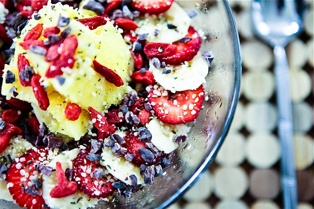 Super Mango Pineapple Acai Bowl