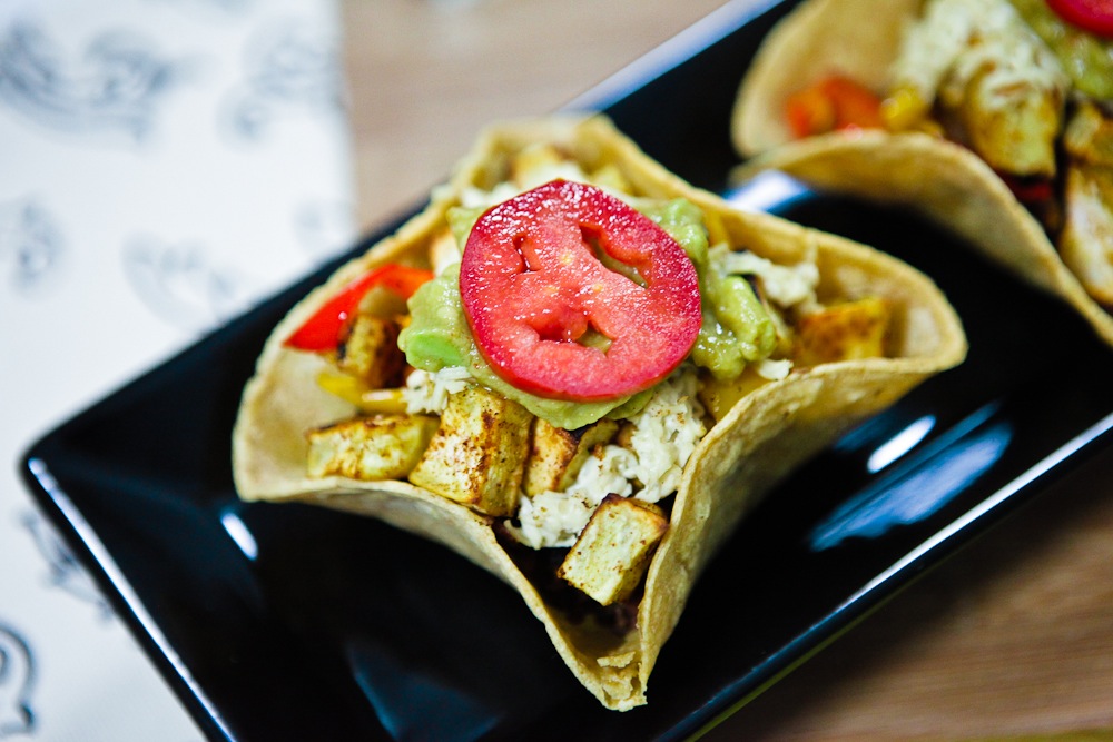 Mini Black Bean & Sweet Potato Taco Bowls