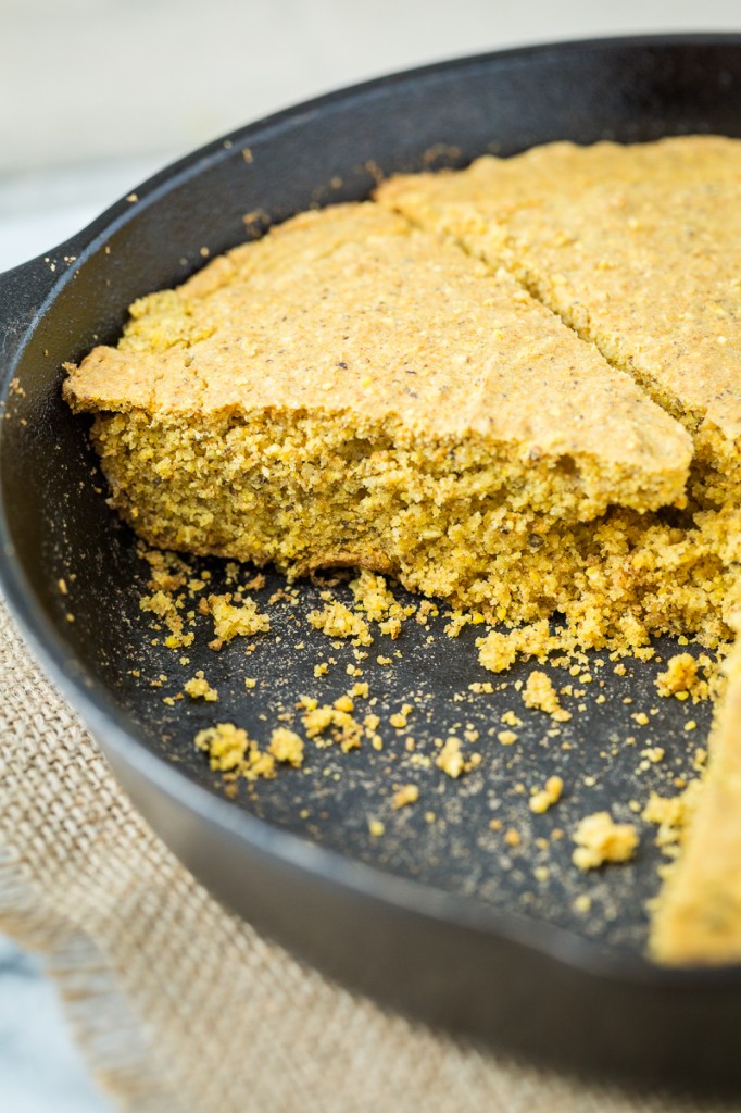 Vegan, GlutenFree Skillet Cornbread