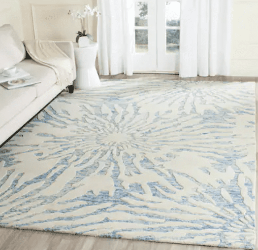 11 Trendy Beach Living Room Area Rugs That Will Level Up Your Beach