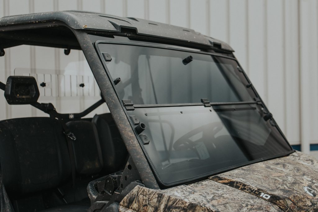 CanAm Defender FoldDown Tinted Windshield RAD Accessories