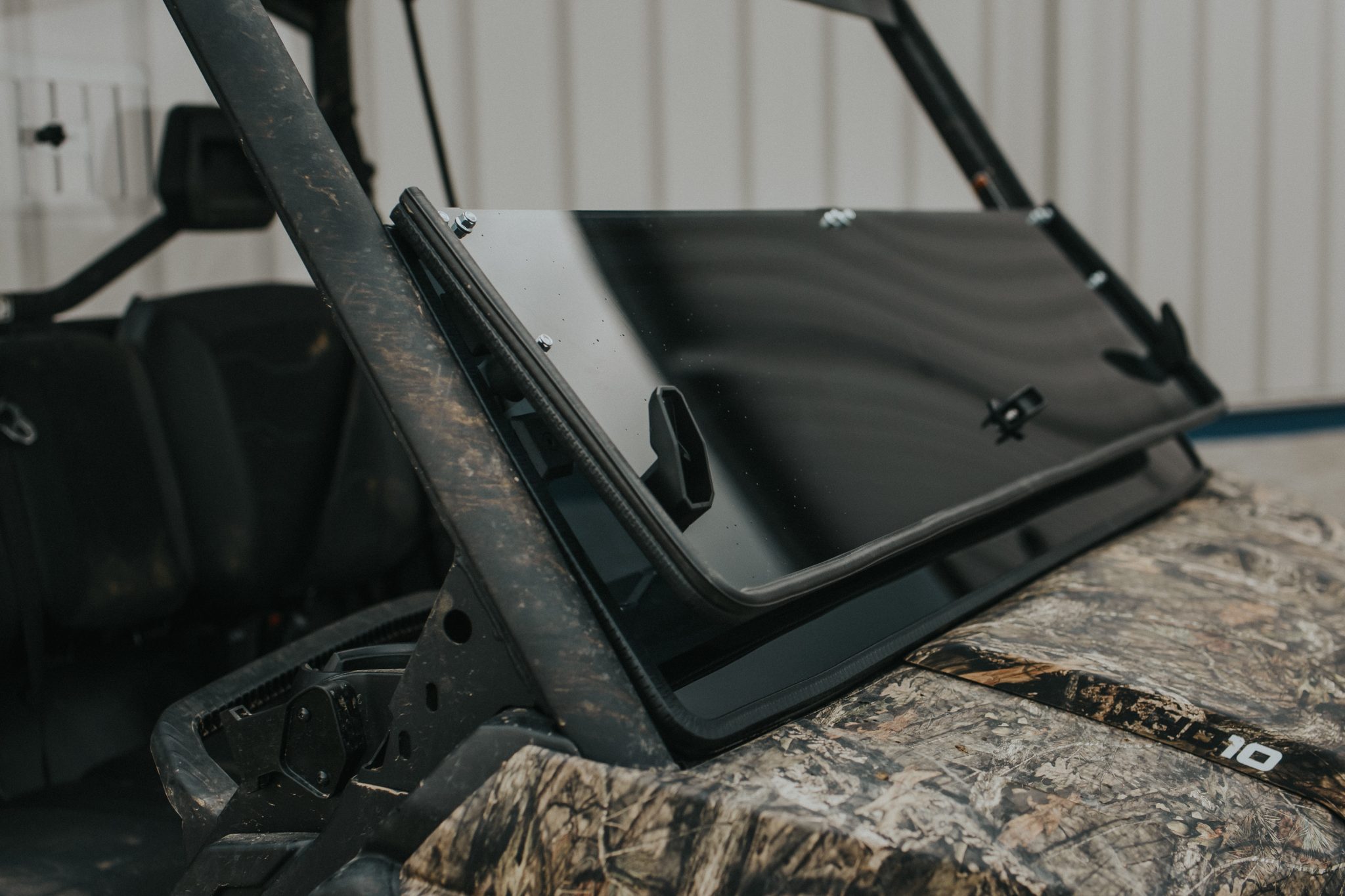 CanAm Defender FoldDown Tinted Windshield RAD Accessories