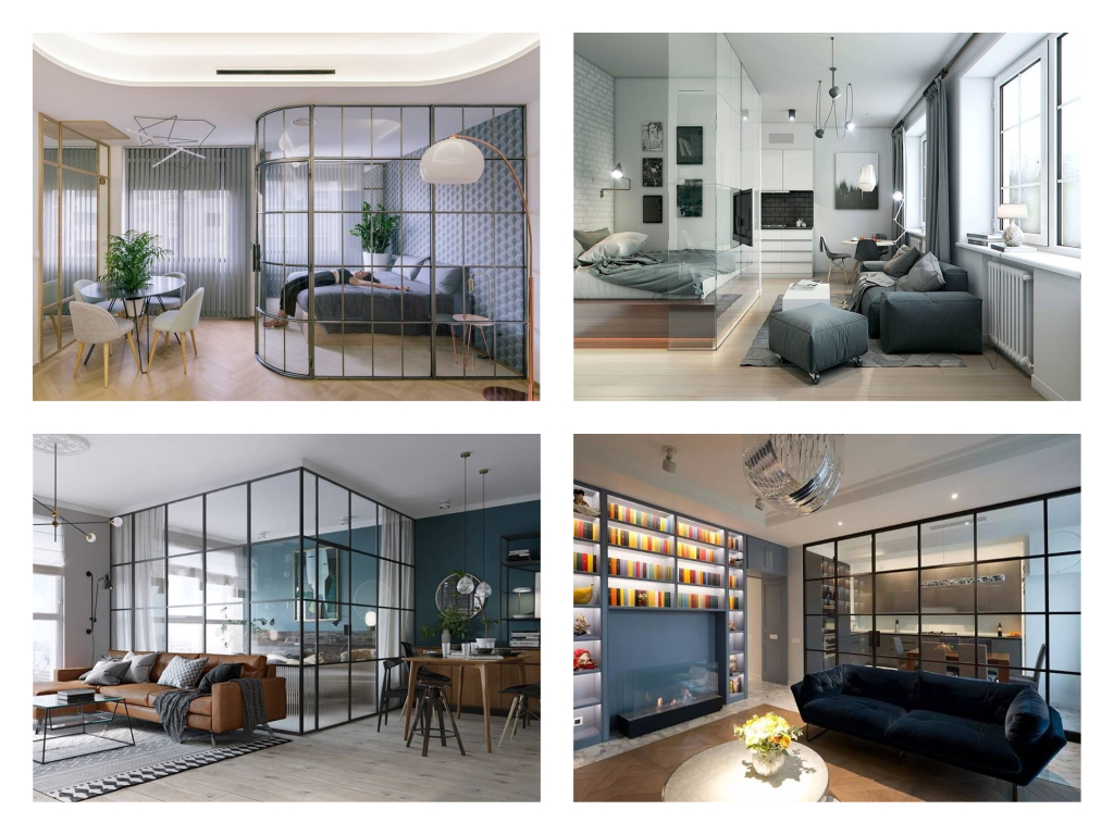 Very Nice Glass Room Dividers