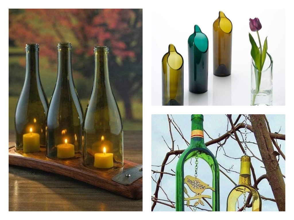 Glass Bottles Recycling Ideas Hereinafter