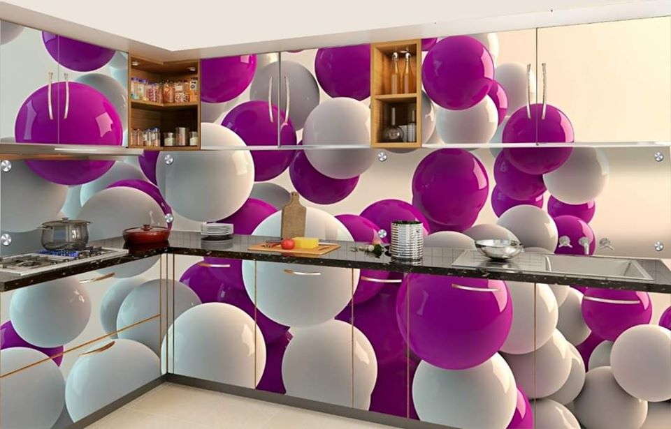 Contemporary Kitchen Wallpapers in 3D Keep it Relax