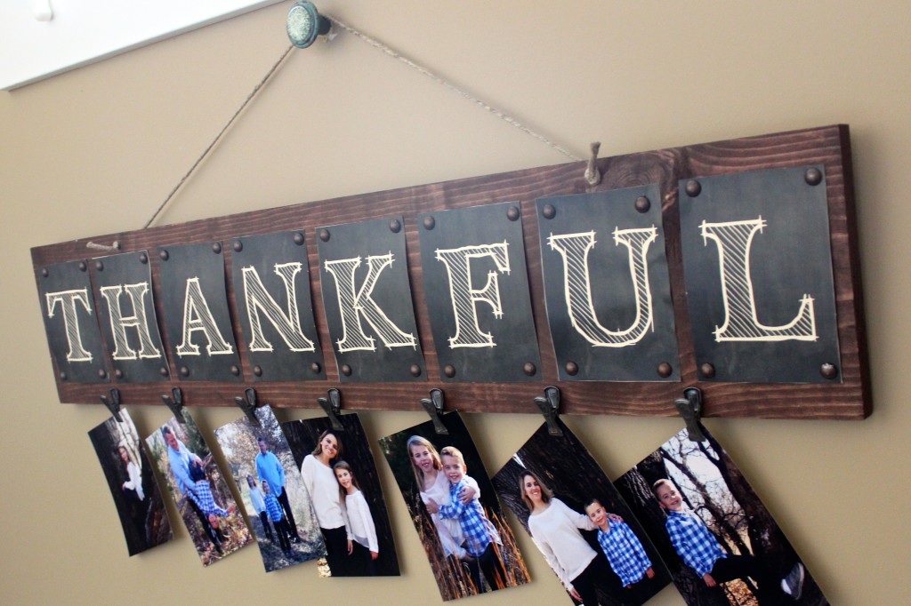 Wooden Thankful Wall Picture Board Keep It Simple Summer