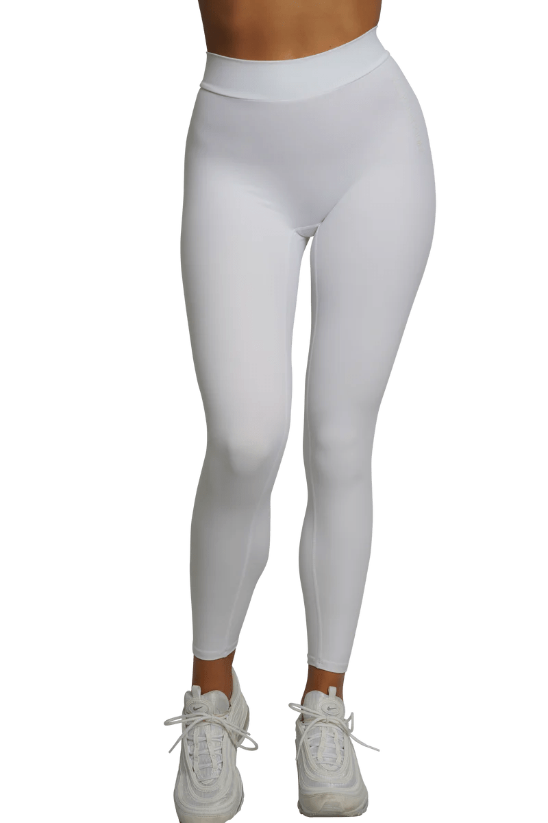 SCULPT VBACK LEGGINGS WHITE KEEPTHATPUMP
