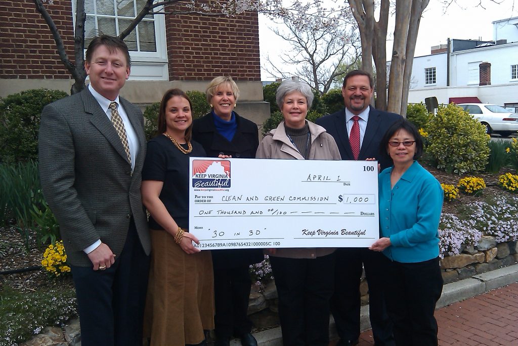 Keep VA Beautiful Awards 1k Grant to Fredericksburg Clean and Green