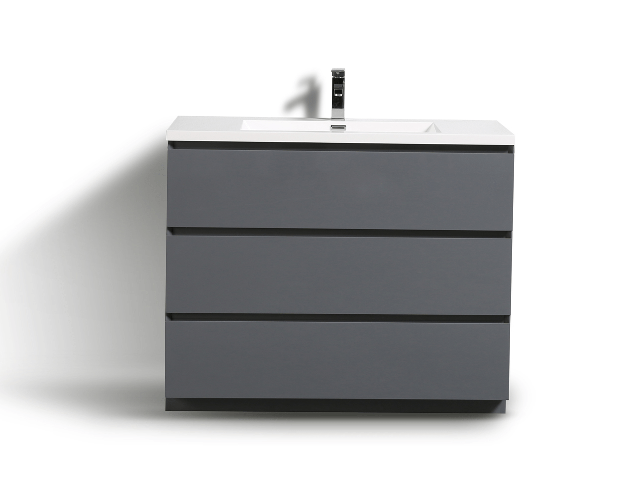 42″ HIGHGLOSS GRAY MODERN BATHROOM VANITY keetchen