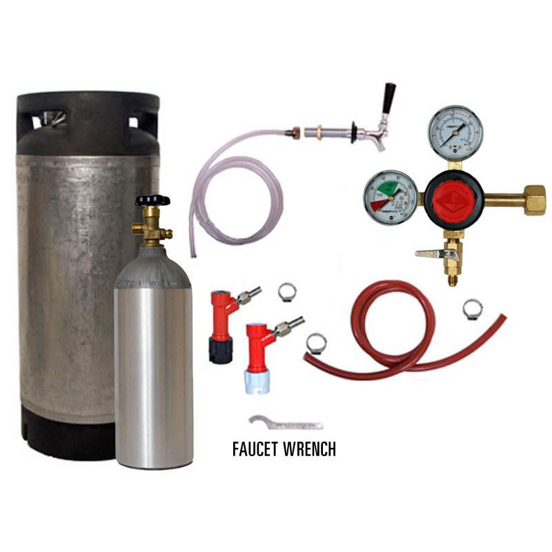 Refrigerator Keg Kit PIN LOCK Taprite Regulator