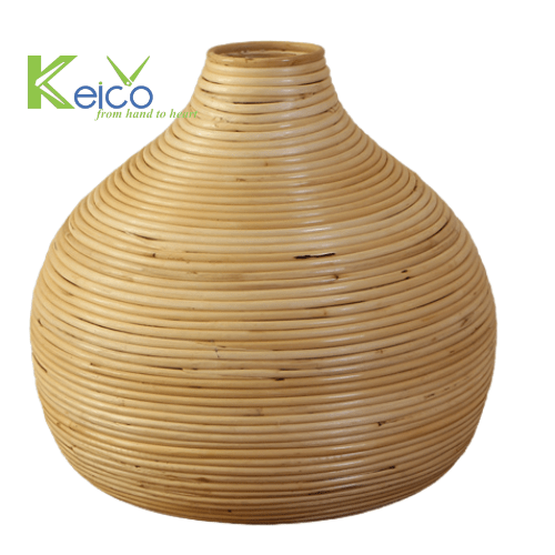 Wholesale rattan vases for home decor 40×40 cm made in Vietnam